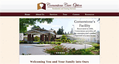 Desktop Screenshot of cornerstonecareoption.com